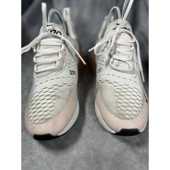 Nike Shoes - Nike Air Max 270 Women's 7.5 White Pink Running Athletic Sneakers Shoes